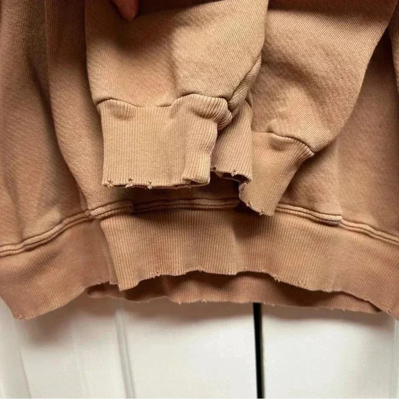 I.S.M.B.S Dreamer Crew Neck Sweatshirt Western Bull Brown Tan Women’s Size Small - Picture 6 of 10